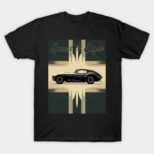 Speed & Style: A Tribute to Classic European Sports Cars T-Shirt